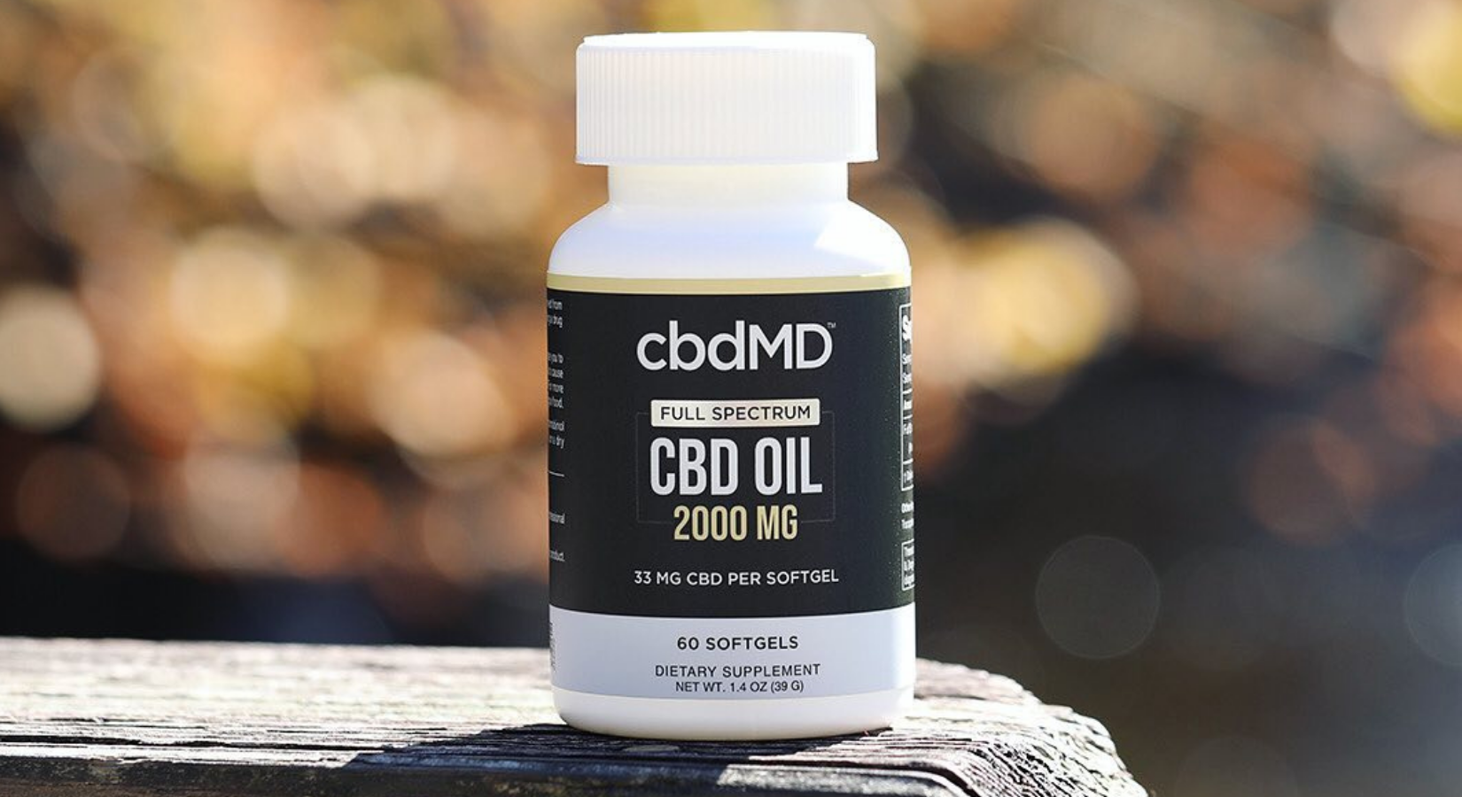 cbdmd full spectrum cbd softgels bottle