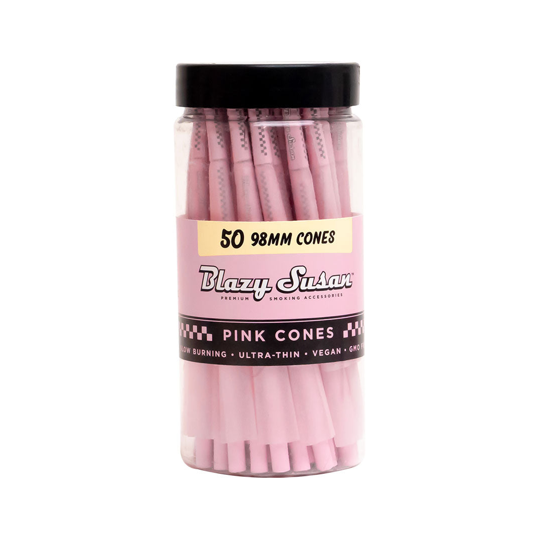 Blazy Susan Pink Pre-Rolled Cones 98mm 50ct
