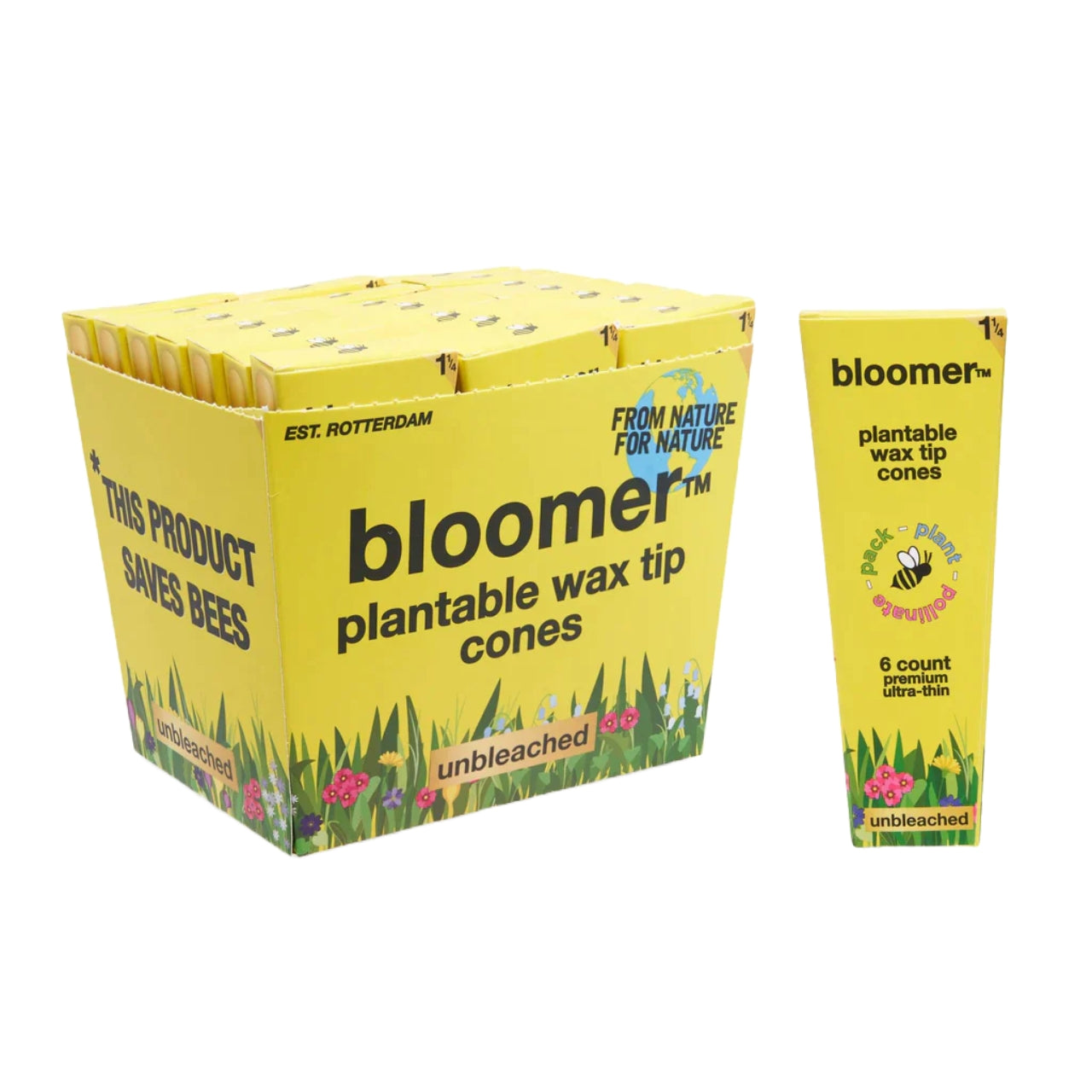bloomer plantable wax tip cones