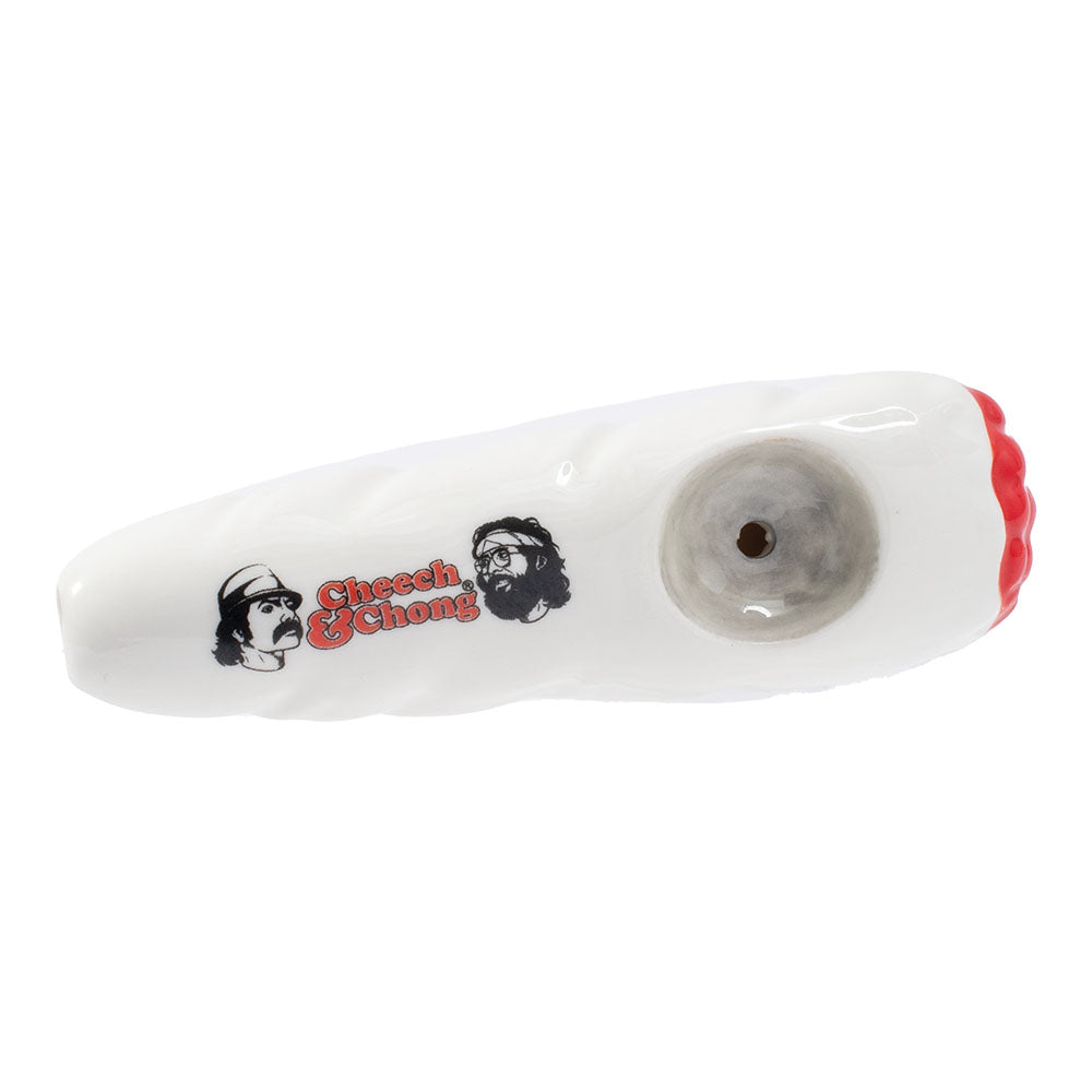 Cheech & Chong Wacky Bowlz Ceramic Hand Pipe | Joint