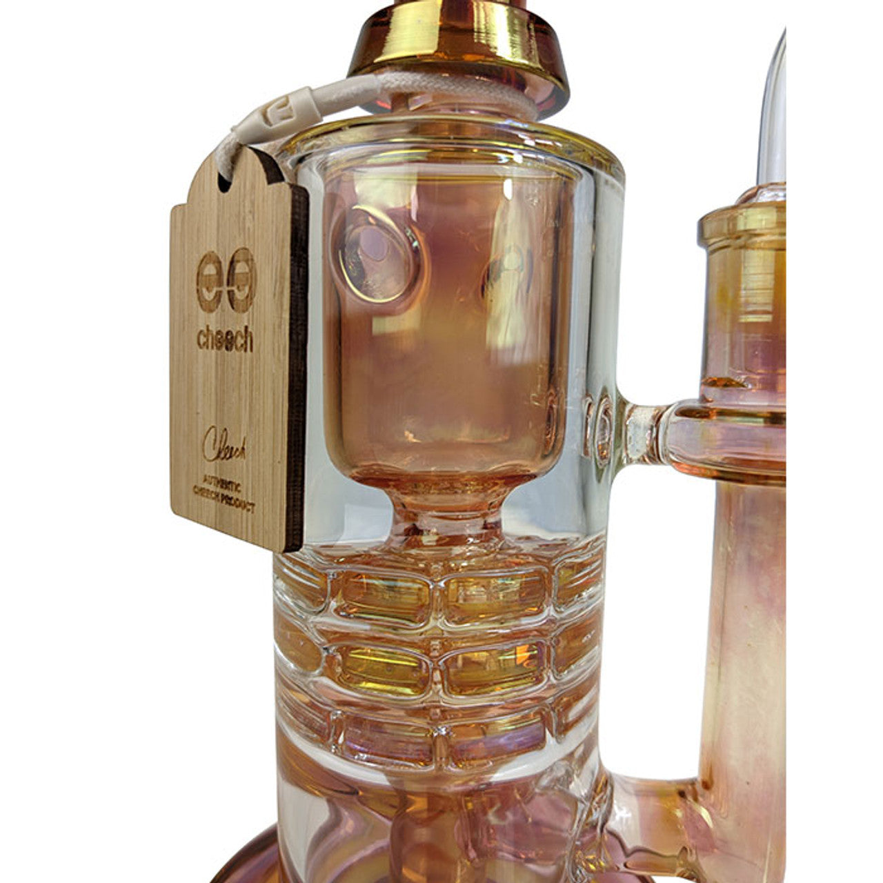 Cheech Glass Fumed Inner Recycler Water Pipe Dab Rig