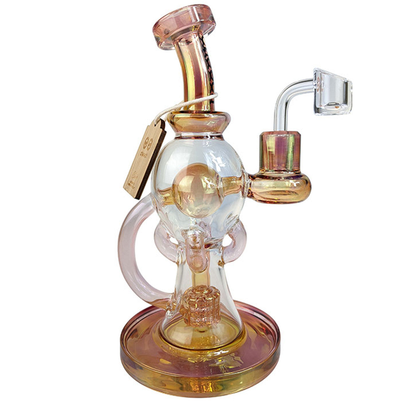 Cheech Glass Fumed Recycler Water Pipe