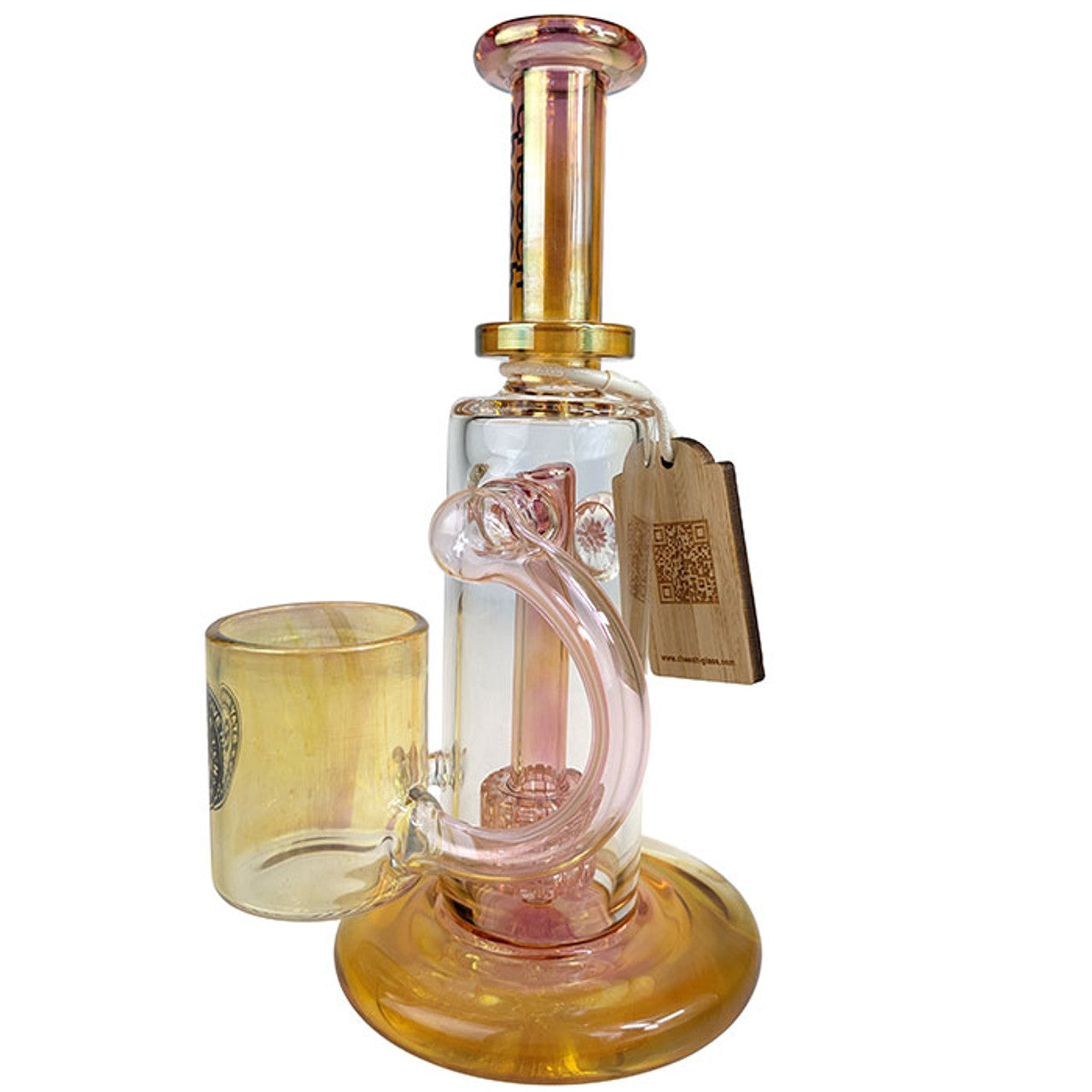 Cheech Glass Puffco Proxy Recycler Fumed Water Pipe Dab Rig