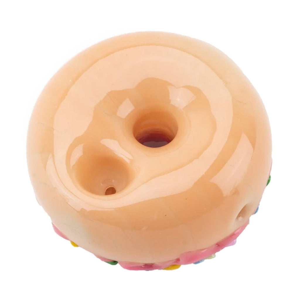 Empire Glassworks Pink Sprinkle Donut Pipe