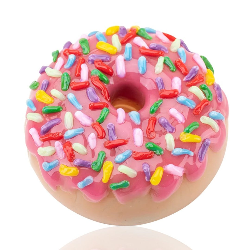 Empire Glassworks Pink Sprinkle Donut Pipe