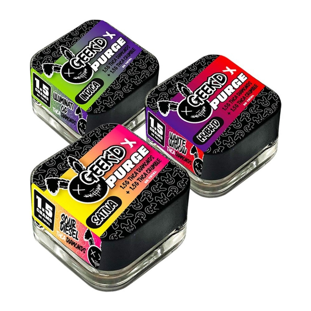 GEEK'D x PURGE THCA Diamonds & Crumble