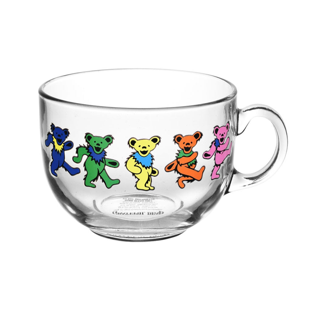 Grateful Dead Glass Soup Mug