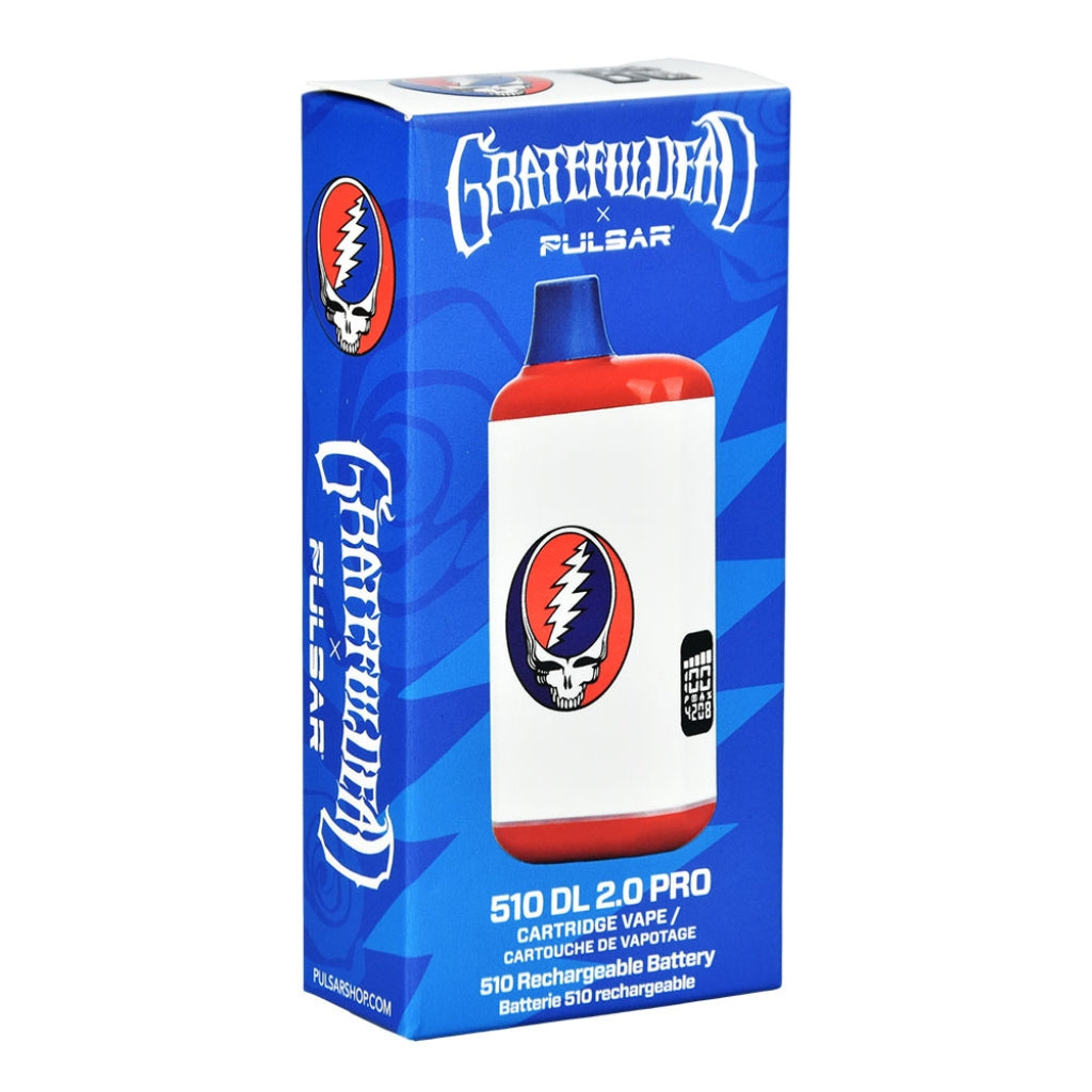 Grateful Dead x Pulsar 510 DL 2.0 PRO Vape Cartridge Battery