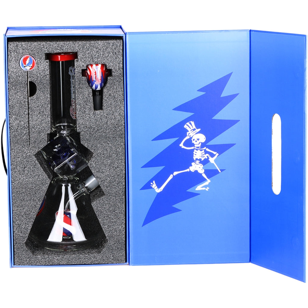 Grateful Dead x Pulsar Inception Cube Beaker Bong