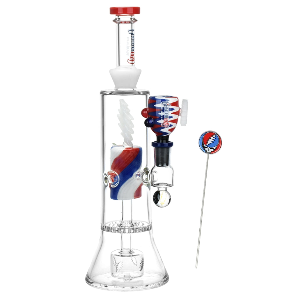 Grateful Dead x Pulsar Lightning Bolt Bong