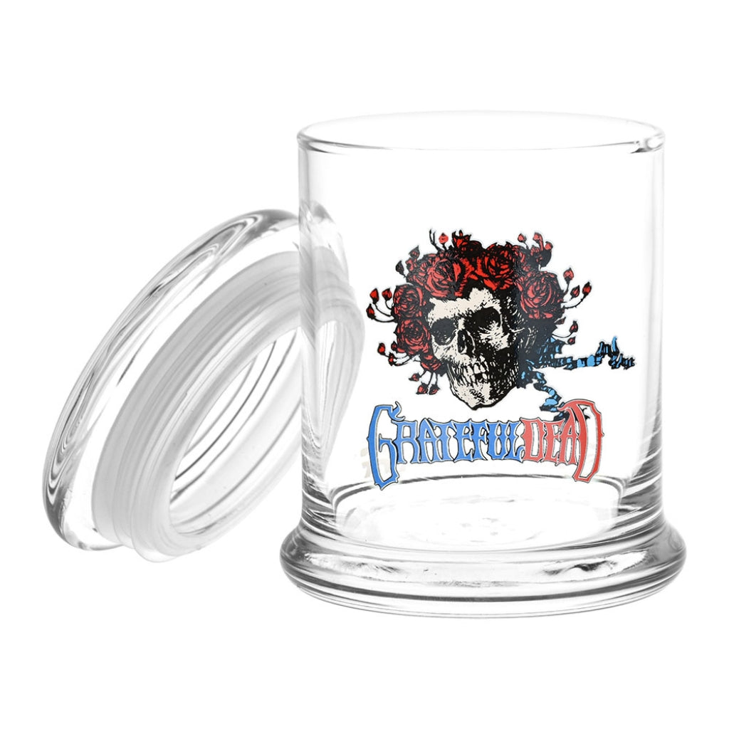 Grateful Dead x Pulsar Stash Jar | Skull and Roses