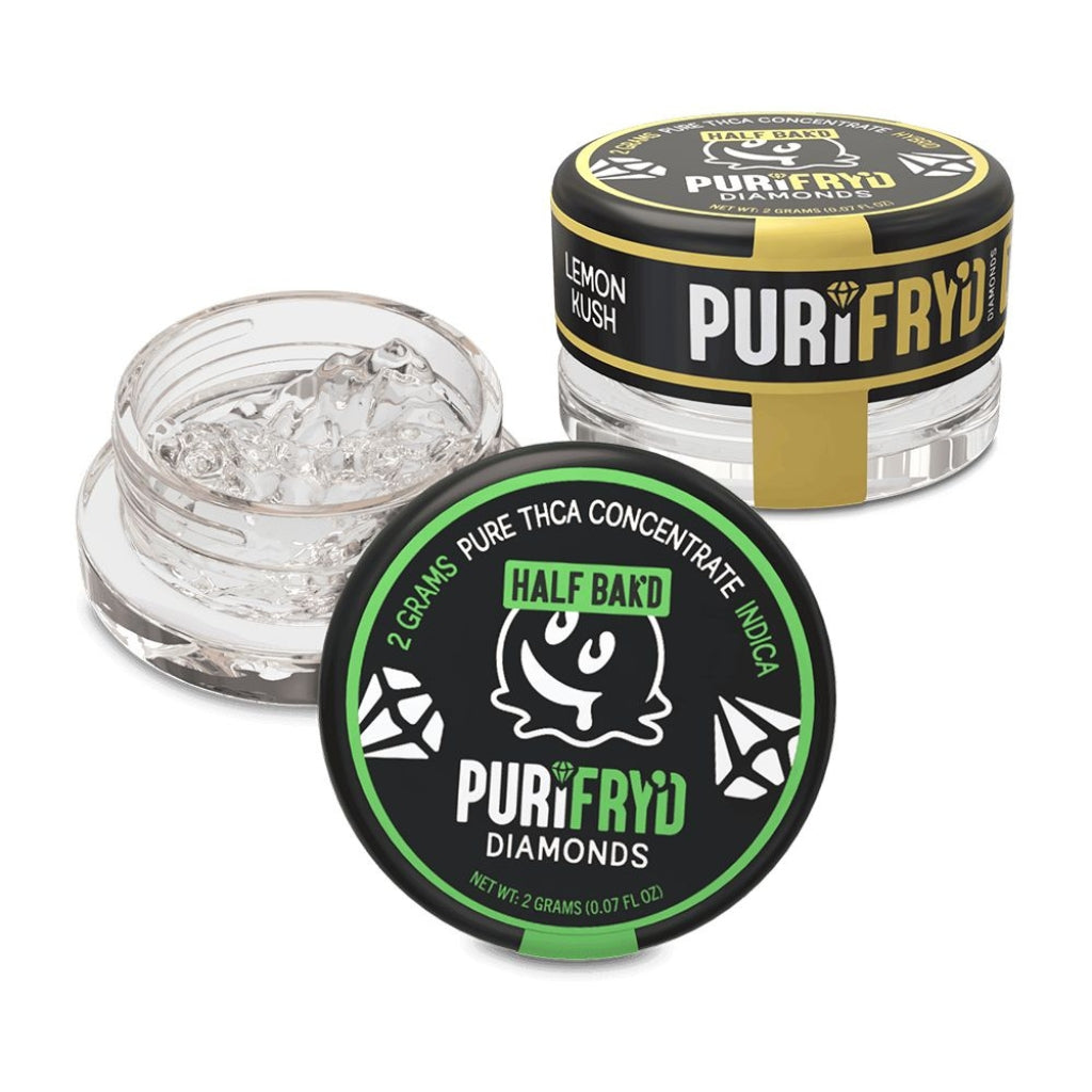 Half Bak'd Purifyd Diamonds THCA Sauce