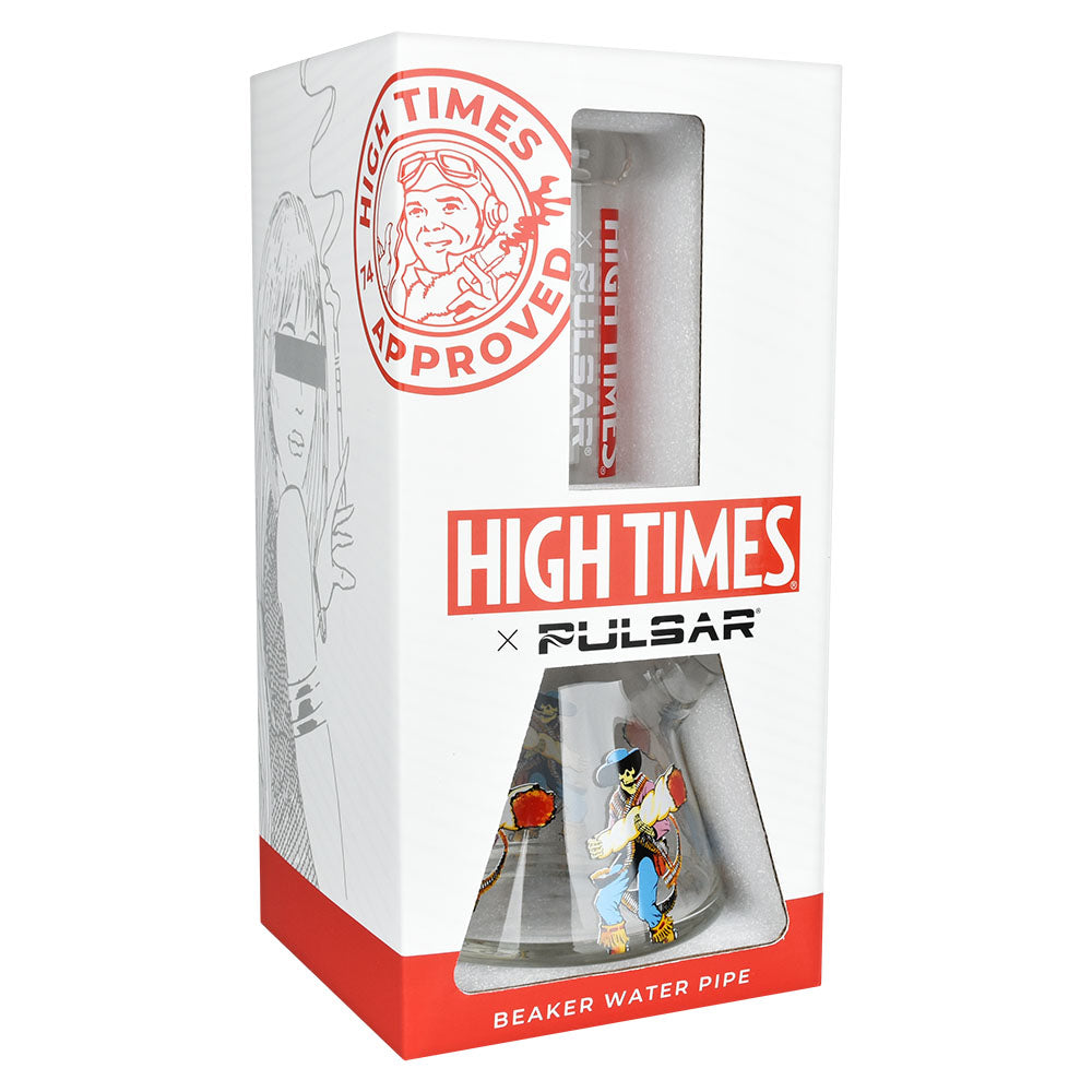 High Times Pulsar Beaker Water Pipe Cowboy Box