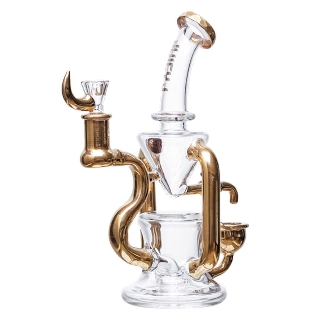 Juicy J Glass Water Spout Recycler Dab Rig