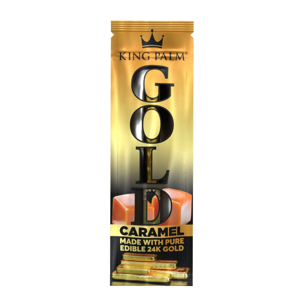 King Palm 24k Gold Cone Caramel