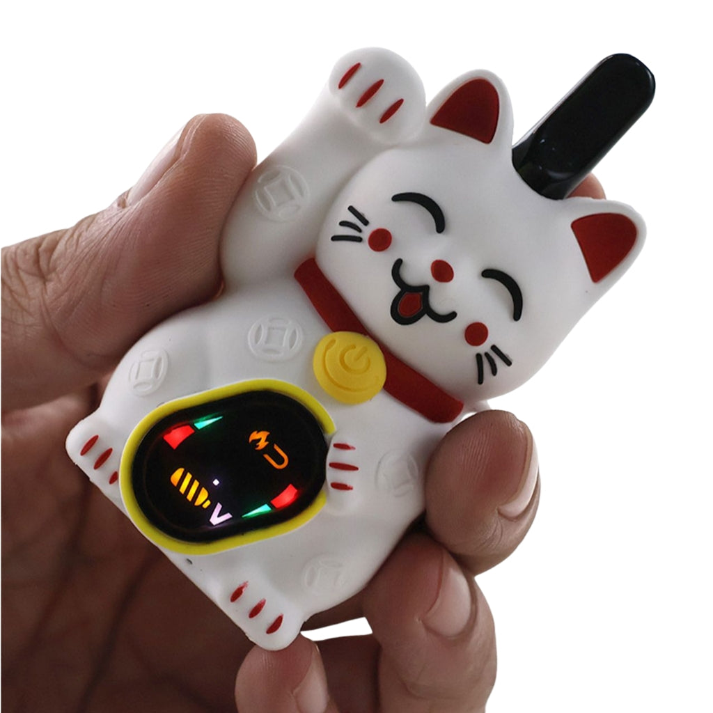 Lucky Cat 510 Vape Cartridge Battery White