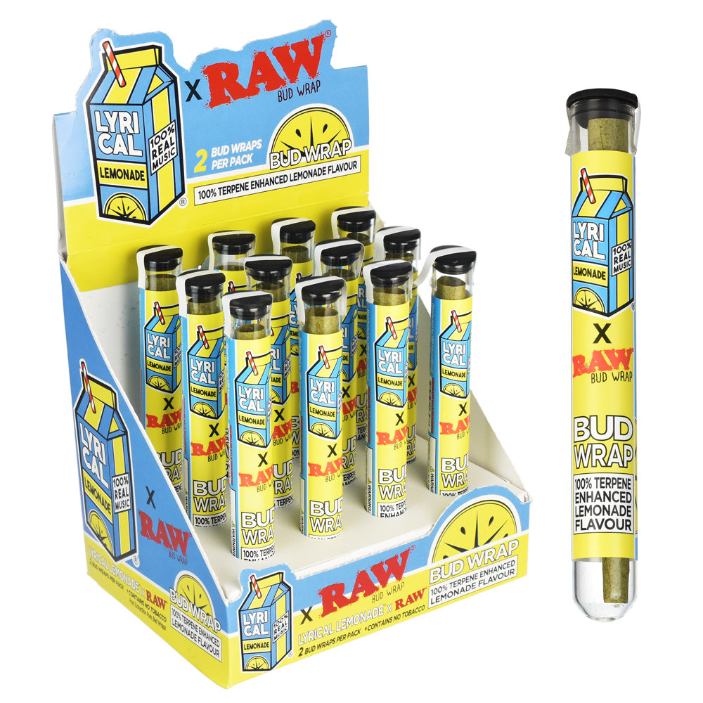 Lyrical Lemonade X RAW Bud Wrap Display Box