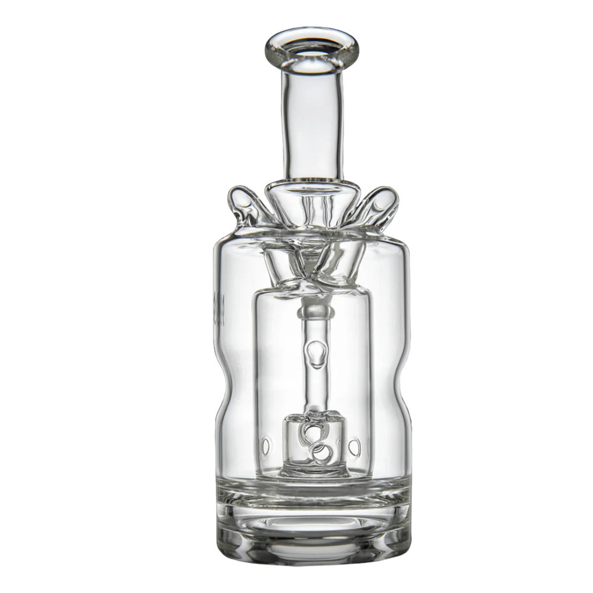 MJ Arsenal Turbine Mini Glass Dab Rig Recycler Water Pipe