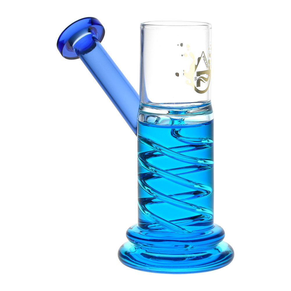 Pulsar Ice Tower Glycerin Pipe Puffco Proxy Blue