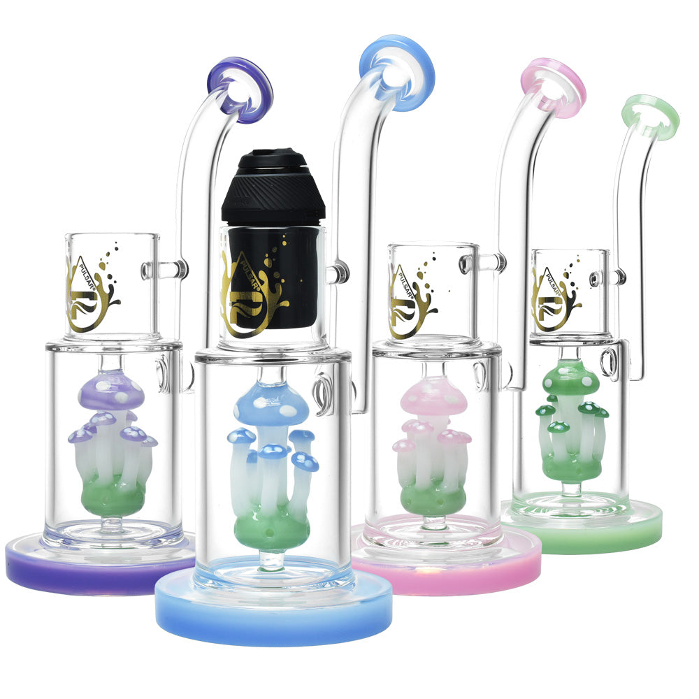 Pulsar Puffco Proxy Myco Magic Mushroom Water Pipe Colors