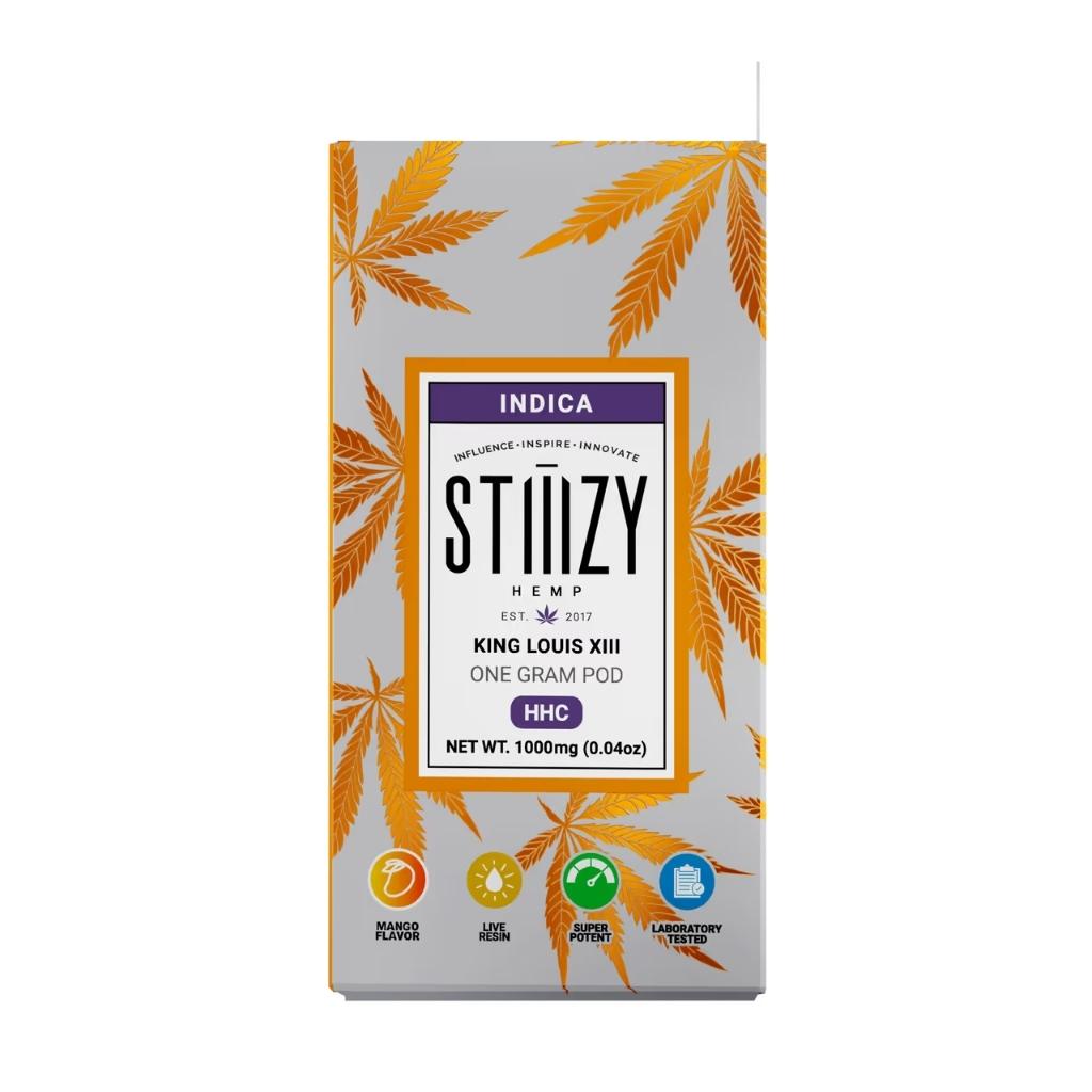 STIIIZY Hemp HHC Vape Pod King Louis XIII Indica