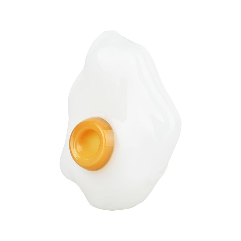 Sunny Side Up Egg Glass Hand Pipe