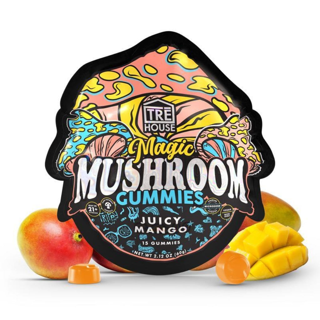 TRE House Magic Mushroom Gummies Juicy Mango