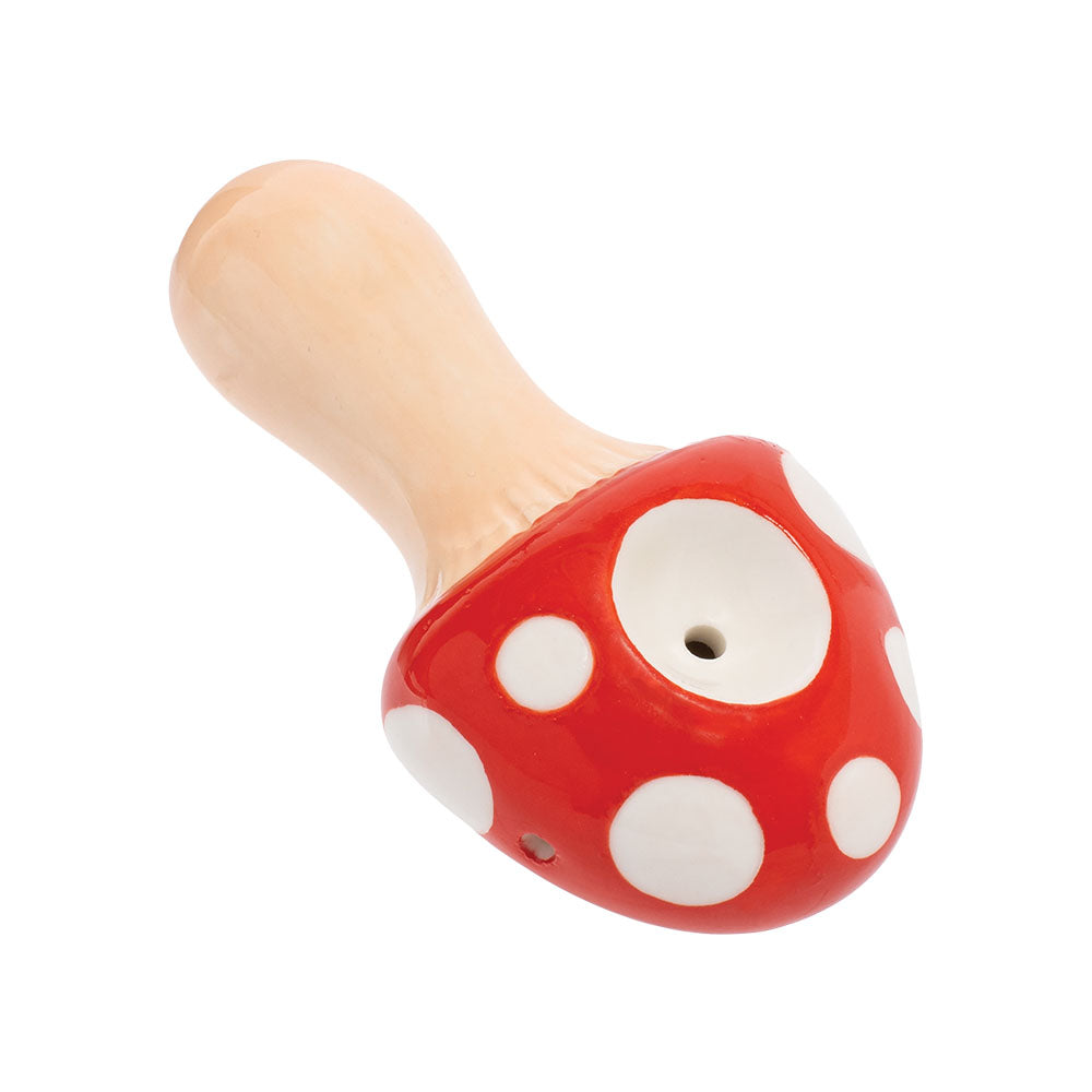 Wacky Bowlz Ceramic Hand Pipe | Mushroom