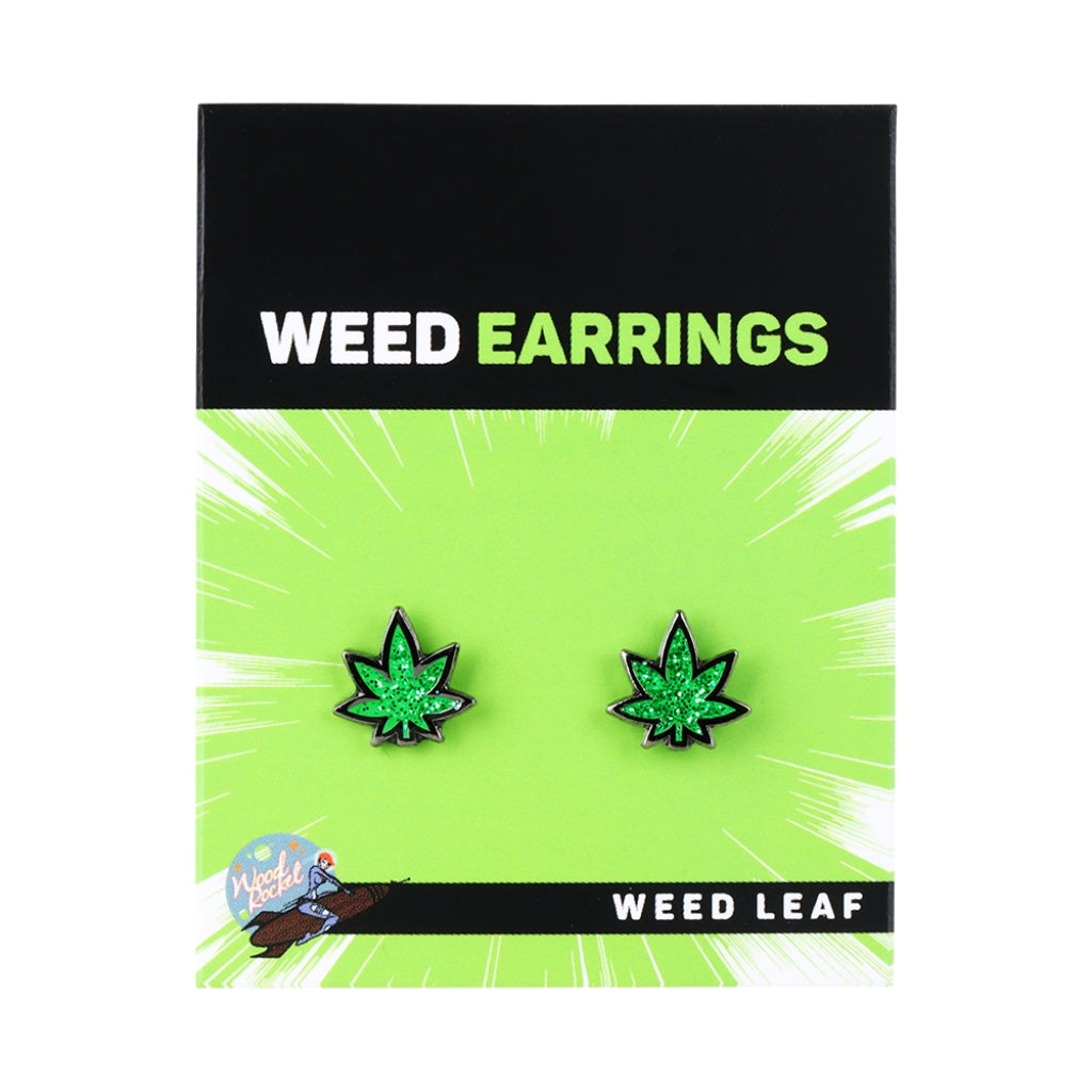 Wood Rocket Stoner Earrings