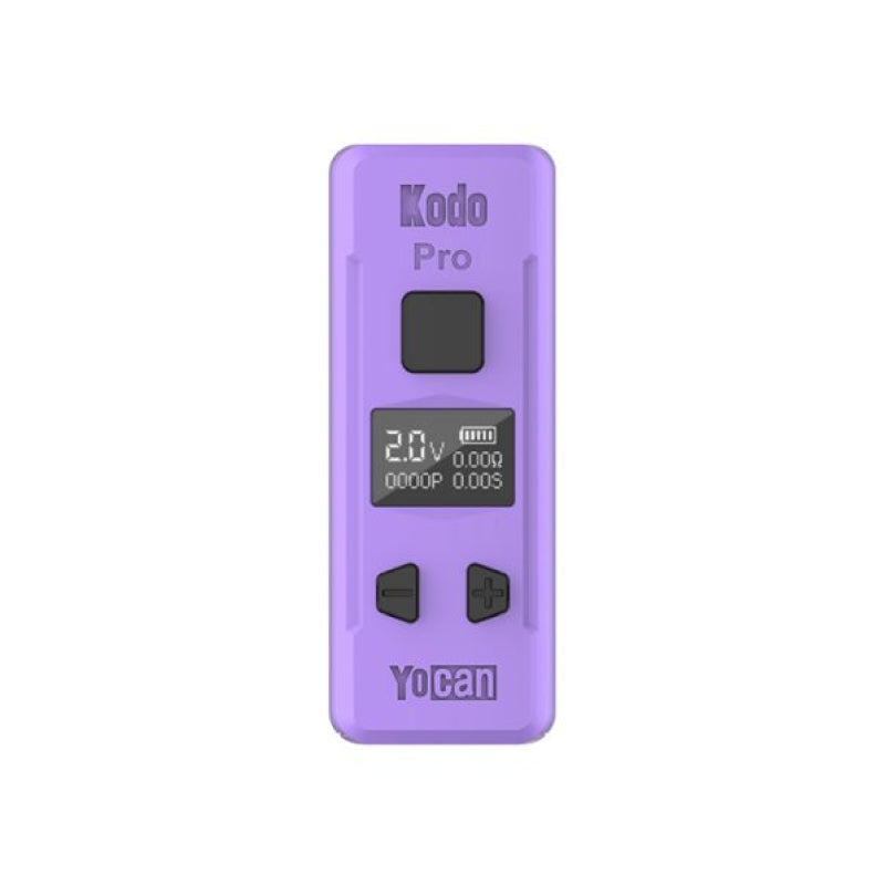 Yocan Kodo Pro 510 Box Mod Vape Cartridge Battery Purple