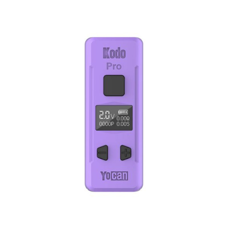 Yocan Kodo Pro 510 Box Mod Vape Cartridge Battery Purple