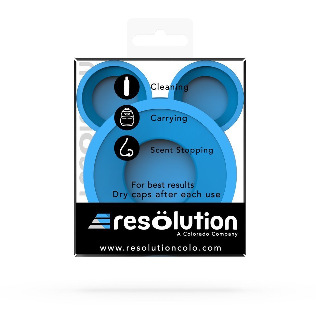 Blue Res Caps Bong Cleaning