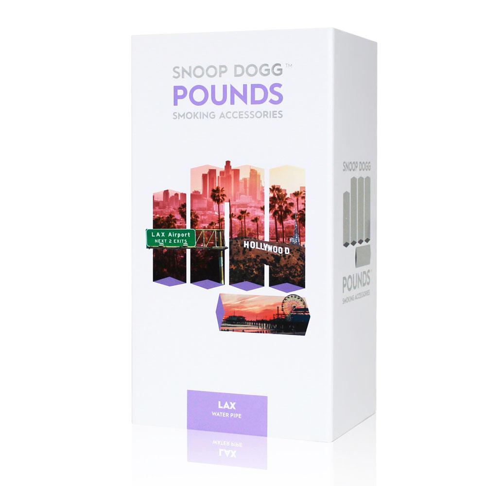 LAX los angeles water pipe bong snoop dogg pounds box