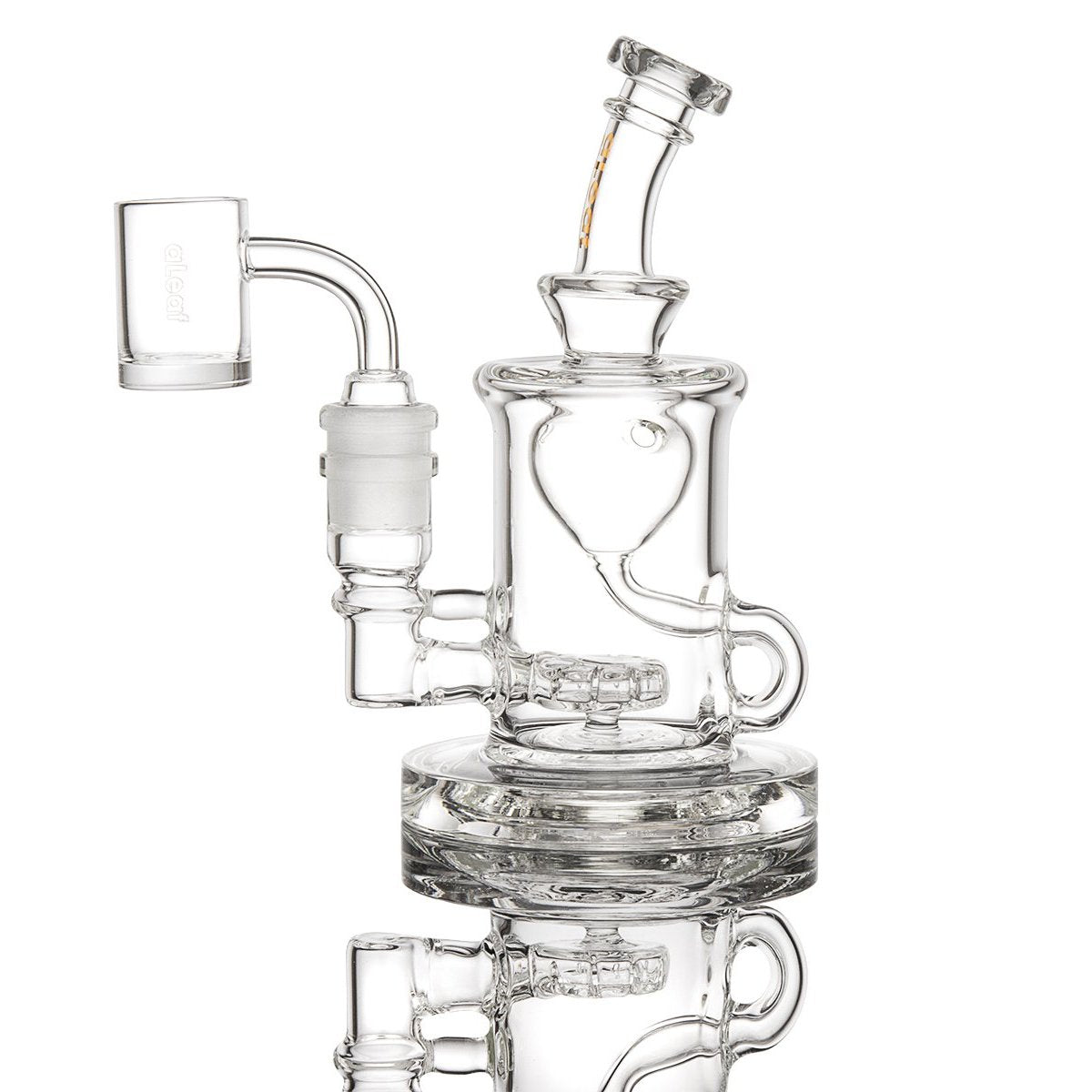 aleaf ufo perk recycler glass dab rig 14mm
