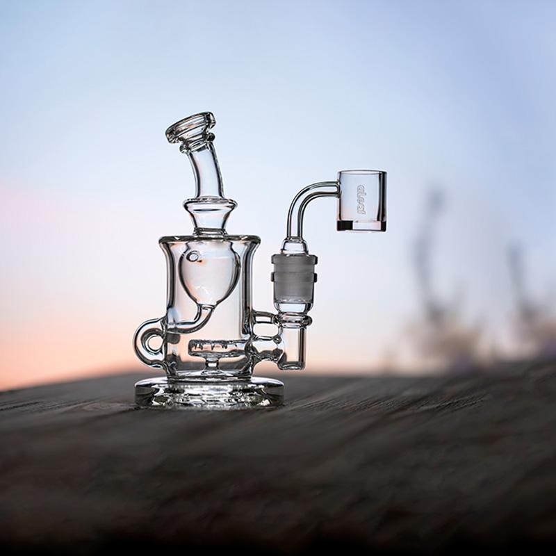 aleaf ufo perk recycler glass dab rig thermal quartz banger