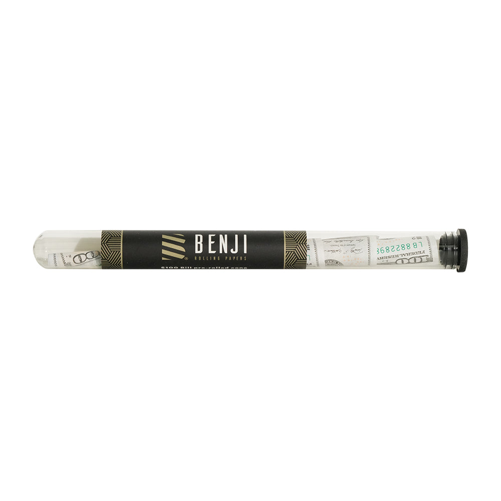 Benji $100 Dollar Bill Pre-rolled Cones Rolling Paper Tube