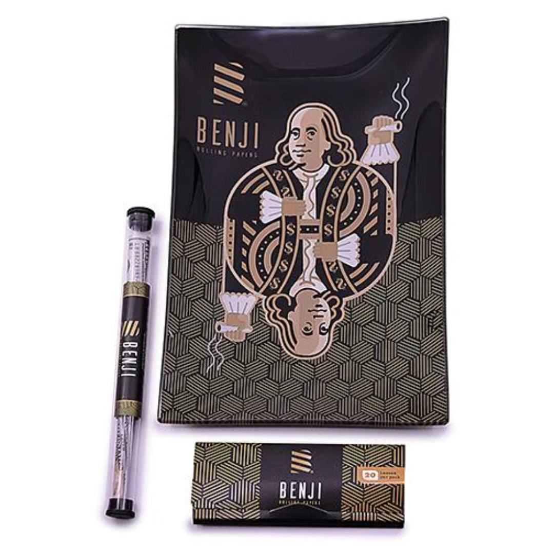 benji glass rolling tray kit king franklin