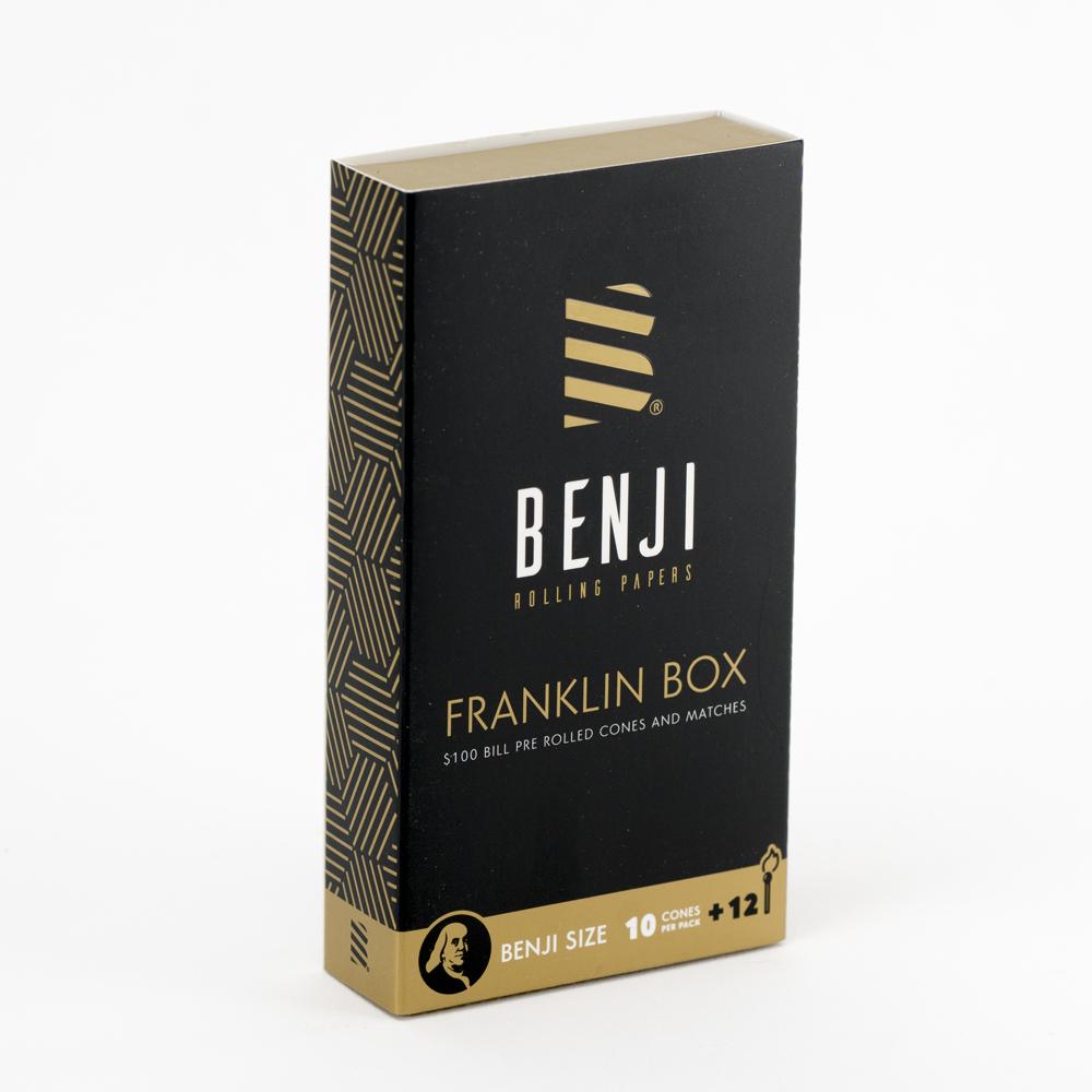 benji papers franklin box 100 bill cones