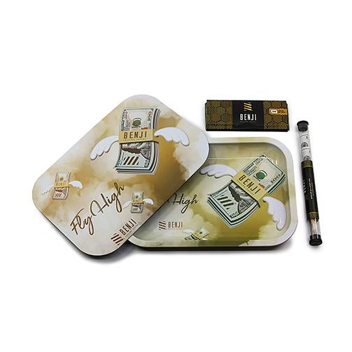 Benji Metal Rolling Tray Kit - Fly High