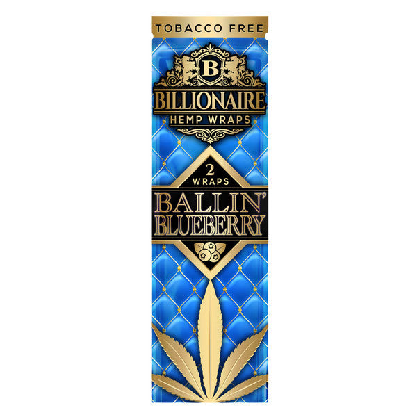 billionaire hemp wraps ballin blueberry