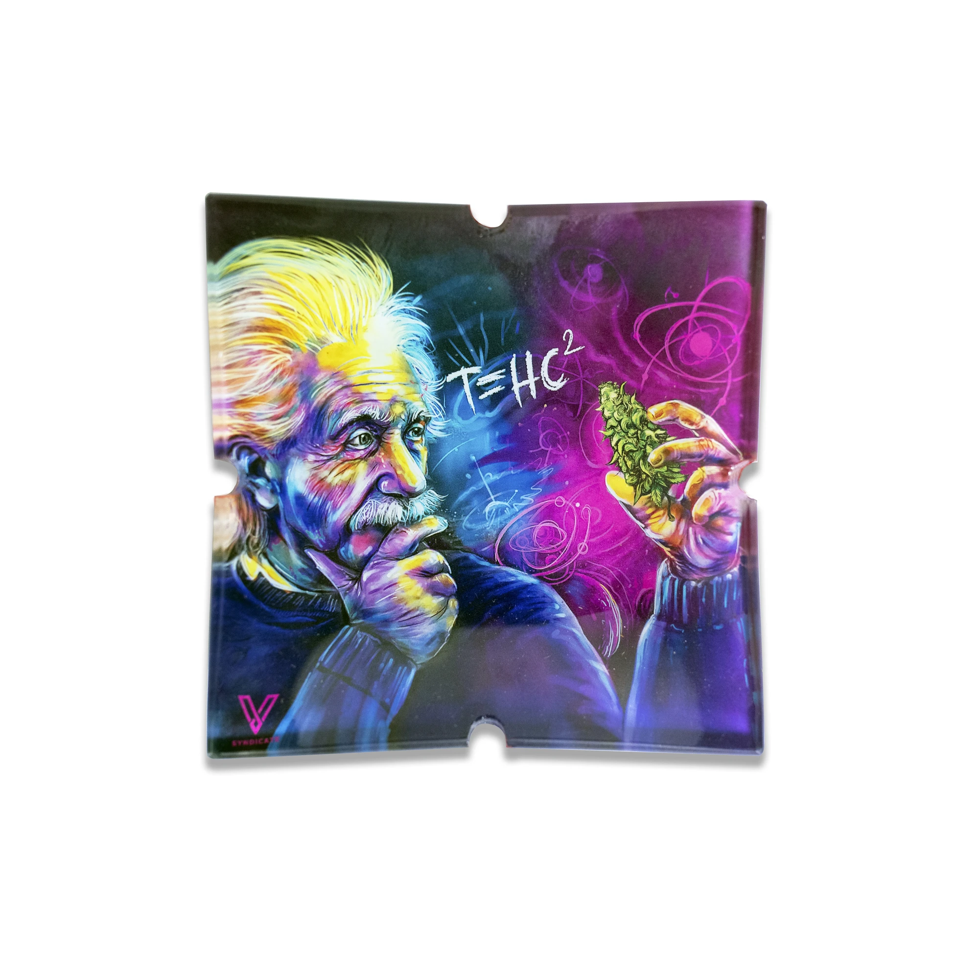 blazin ashtray glass einstein classic