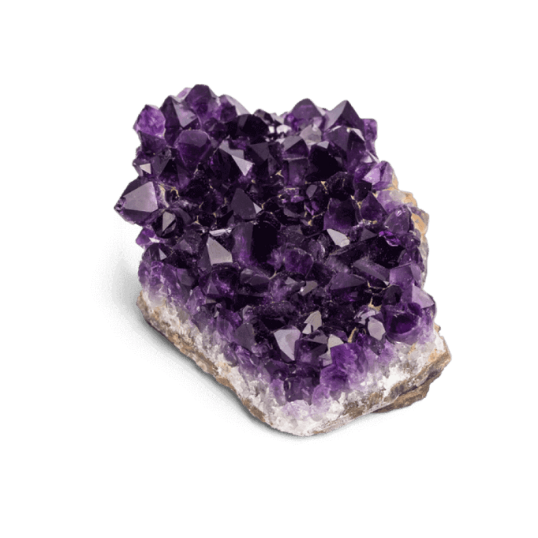 brazilian amethyst cluster dark purple