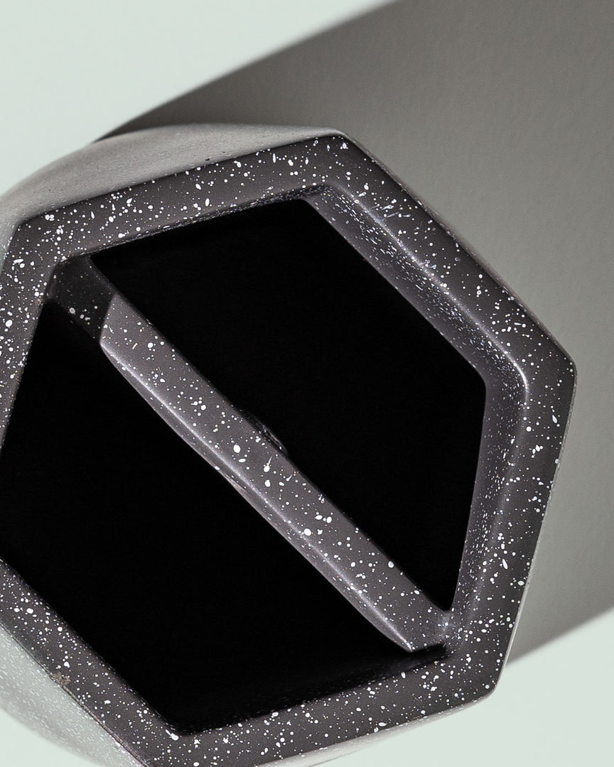 brnt designs malua stash jar black speckle