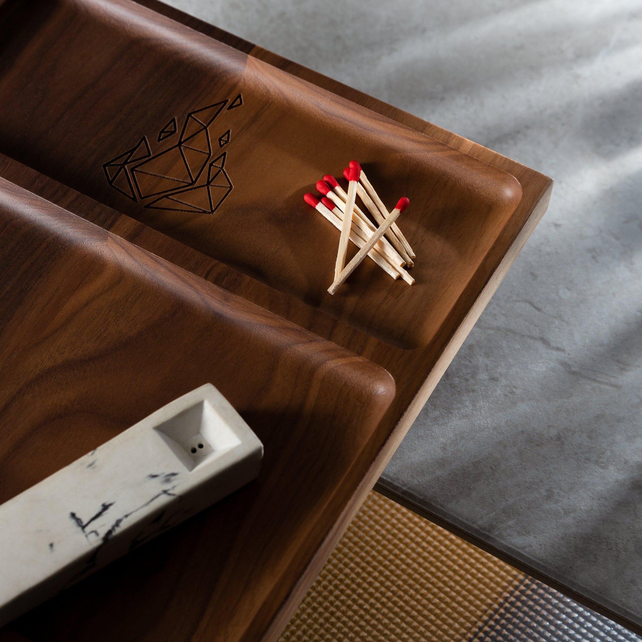 brnt designs yaketa wood rolling tray