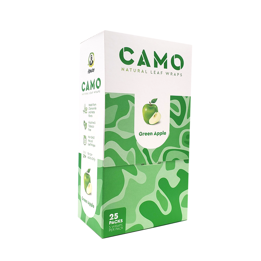 CAMO Natural Leaf Wraps | 25pk Box
