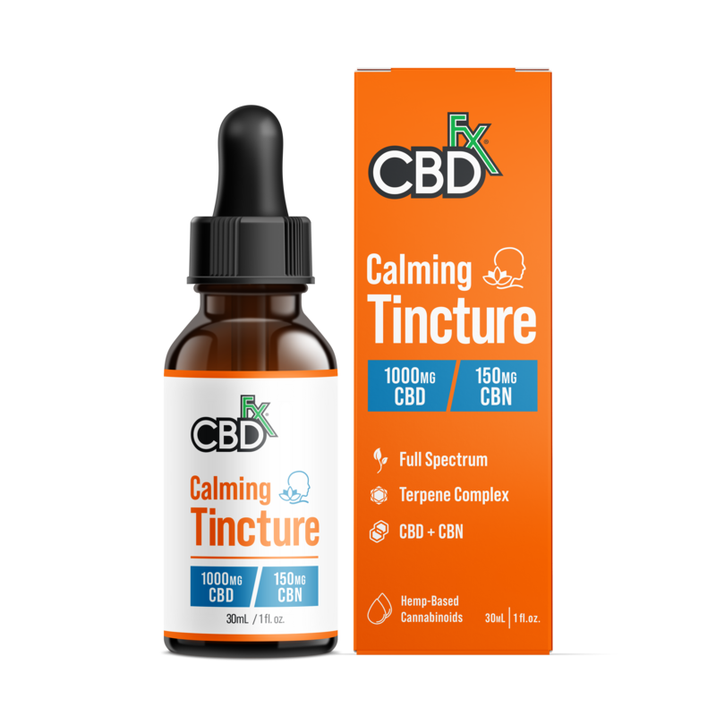 CBDfx Calming Tincture Full Spectrum CBD Oil 1000mg