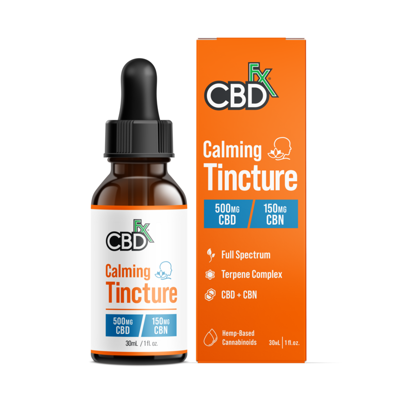 CBDfx Calming Tincture Full Spectrum CBD Oil 500mg