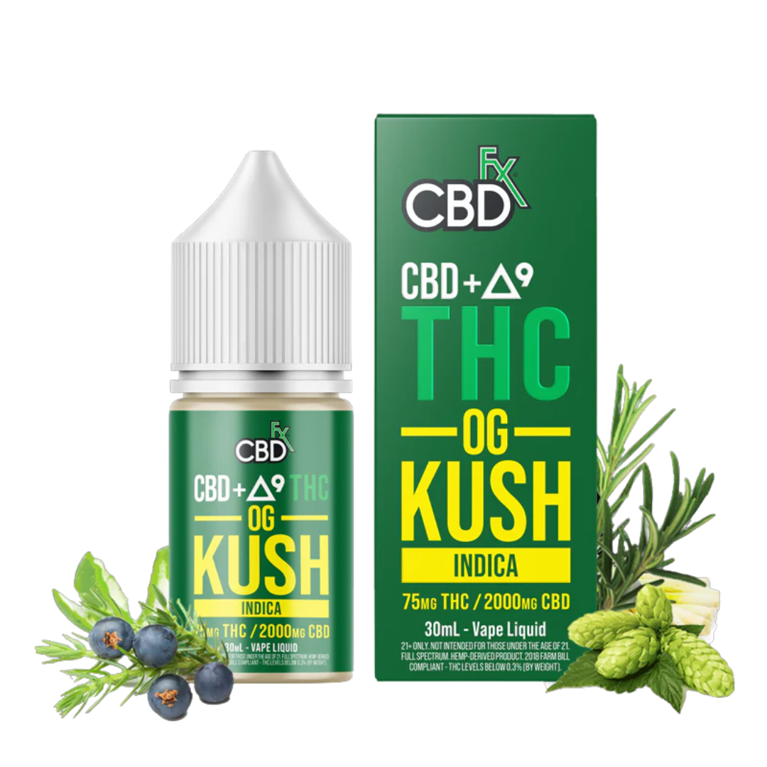 CBDfx Delta-9 THC Vape Juice: OG Kush (Indica)