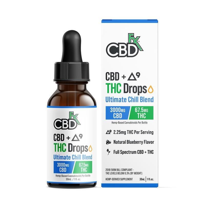 CBDfx Delta-9 THC + CBD Tincture: Ultimate Chill Blend