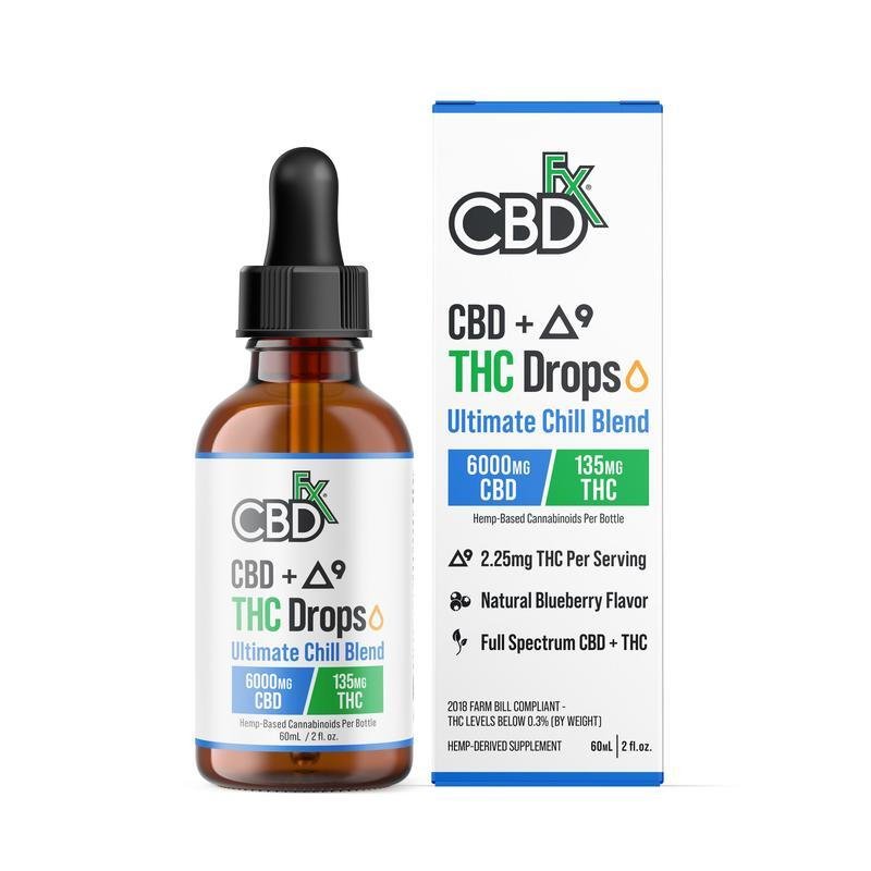 CBDfx Delta-9 THC + CBD Tincture: Ultimate Chill Blend